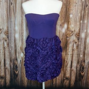 Cynthia Steffe, 8, NWT, Rosette purple mini dress